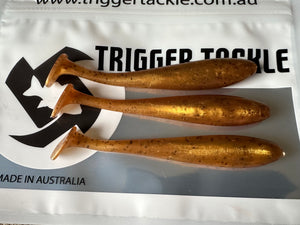 Trigger ‘Mid Fry’ 4” paddle tail