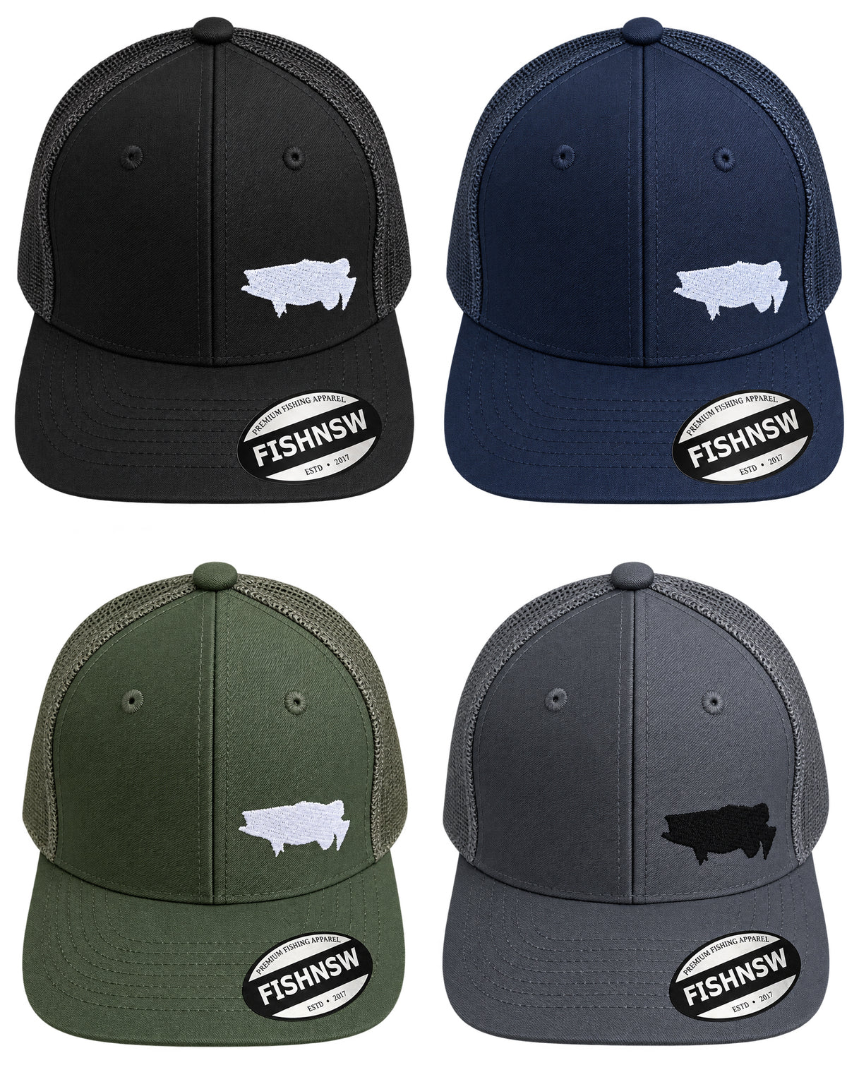 Premium Curved Truckers Hat - Murray Cod