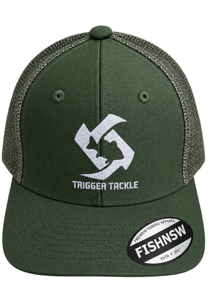 Premium Curved Truckers Hat - Trigger Tackle