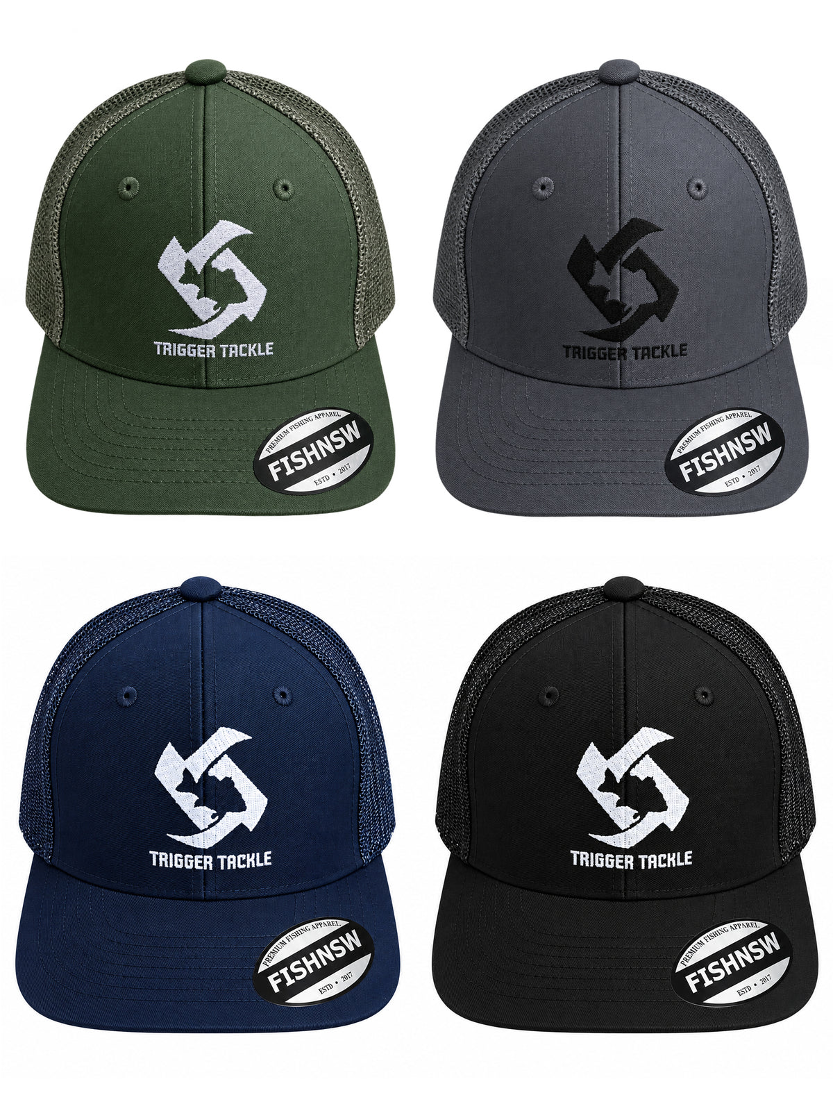 Premium Curved Truckers Hat - Trigger Tackle