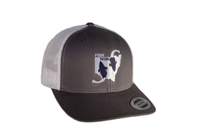 Premium Curved Truckers Hat - Flathead design